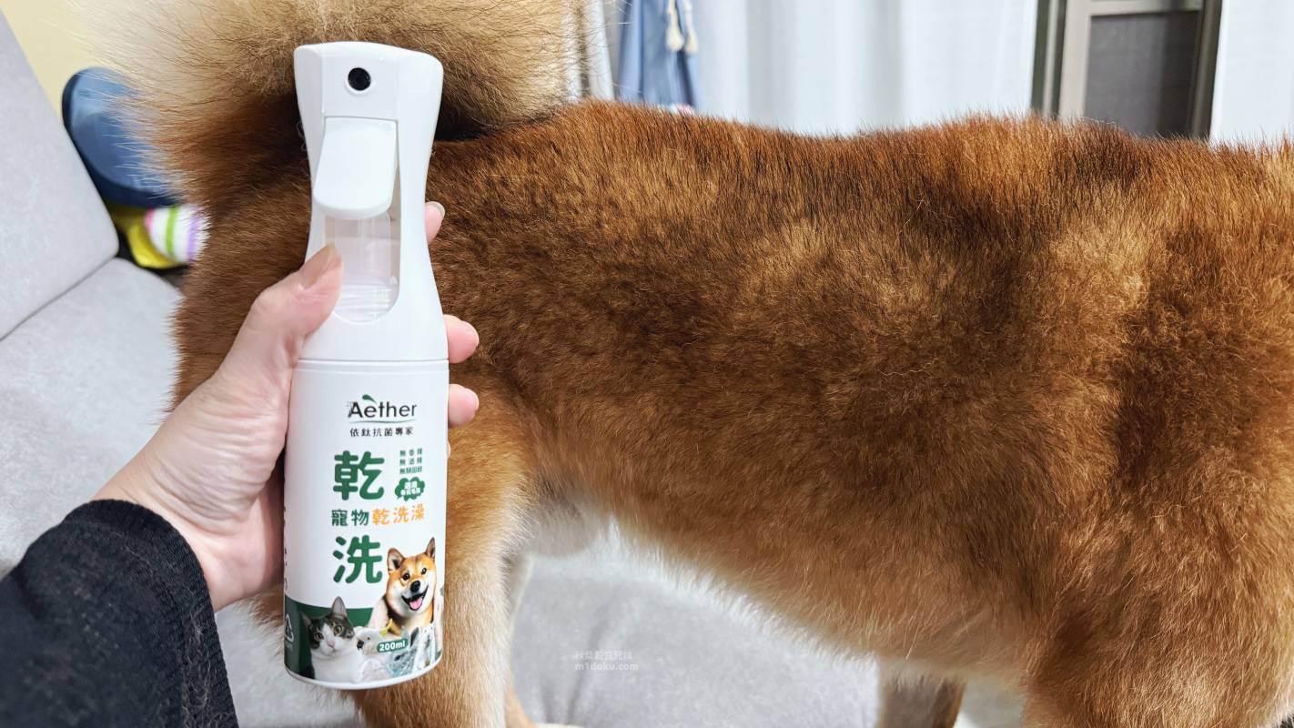 寵物乾洗澡推薦 Aether依鈦抗菌專家 寵物乾洗澡組｜毛孩清潔噴霧 寵物清潔噴霧分享 毛孩乾洗澡 Aether評價