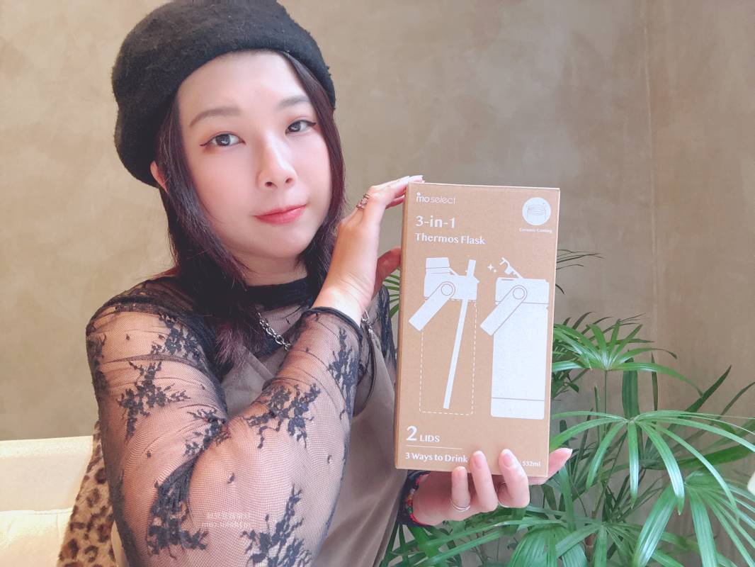 大容量環保杯推薦 mo select換換一杯雙蓋陶瓷塗層真空保溫隨行杯｜陶瓷保溫杯分享 環保杯分享 mo select評價